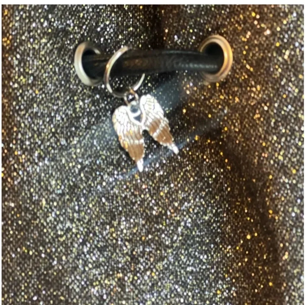 Victoria's Secret Sparkling Black Backpack